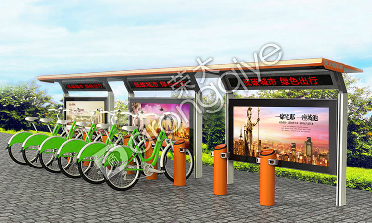  便民服務：公共車棚配備智能充電樁 